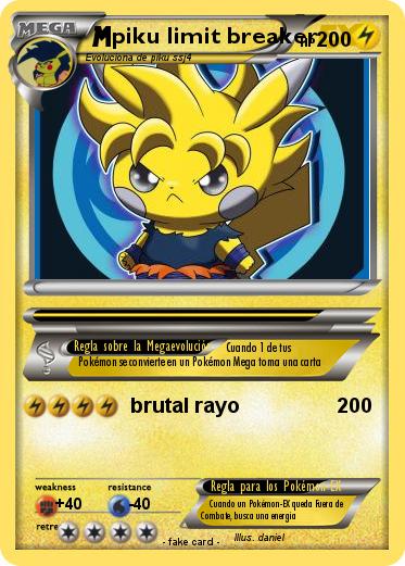 Pokemon piku limit breaker