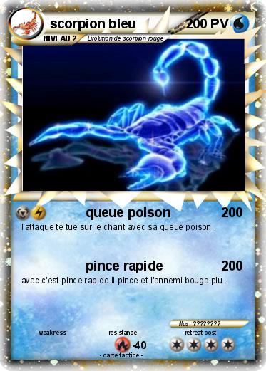 Pokemon scorpion bleu