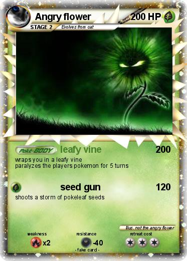 Pokemon Angry flower