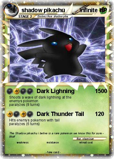 Pokemon shadow pikachu