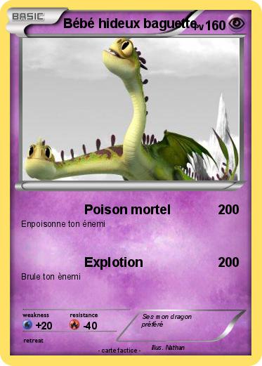 Pokemon Bébé hideux baguette