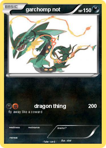 Pokemon garchomp not