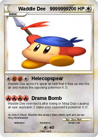Pokemon Waddle Dee   9999999