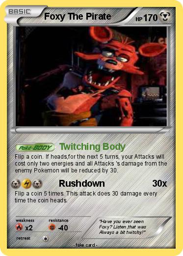 Pokemon Foxy The Pirate
