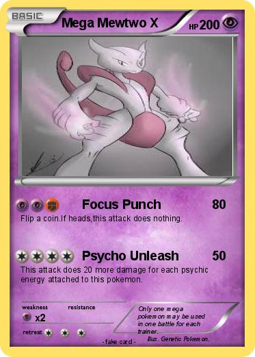 Pokemon Mega Mewtwo X