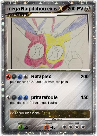 Pokemon mega Raipitchou ex