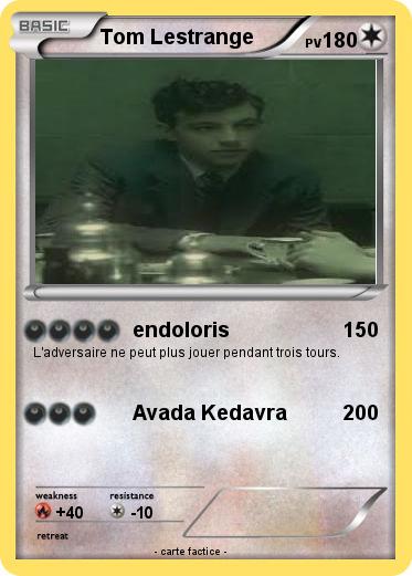 Pokemon Tom Lestrange