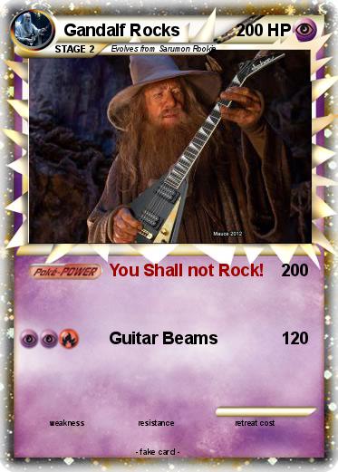 Pokemon Gandalf Rocks