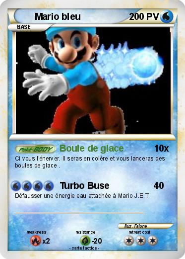 Pokemon Mario bleu