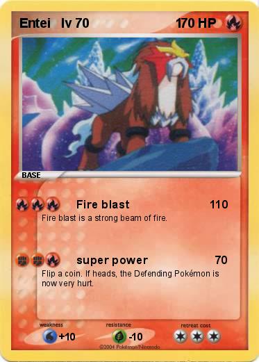 Pokemon Entei   lv 70                        1