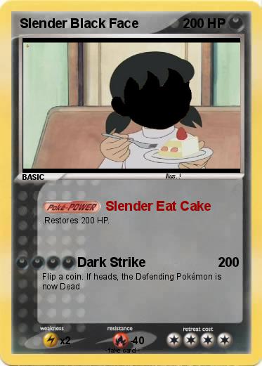Pokemon Slender Black Face