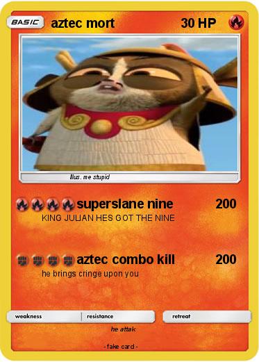 Pokemon aztec mort