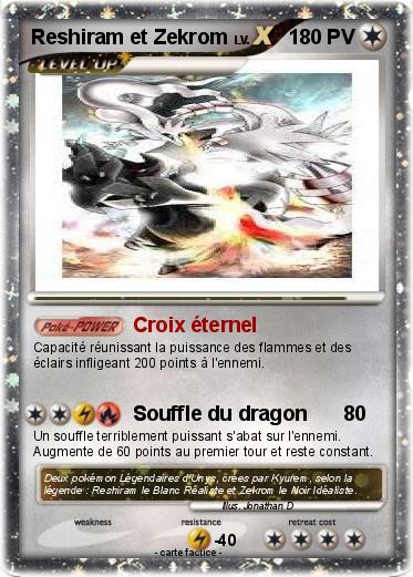 Pokemon Reshiram et Zekrom