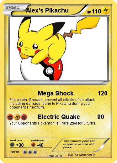 Pokemon Alex's Pikachu