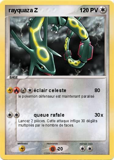 Pokemon rayquaza Z