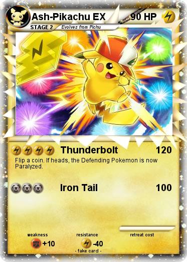 Pokemon Ash-Pikachu EX
