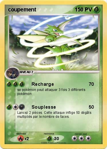 Pokemon coupement 