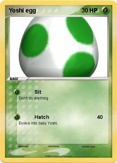 Pokemon Yoshi egg
