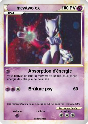 Pokemon mewtwo ex