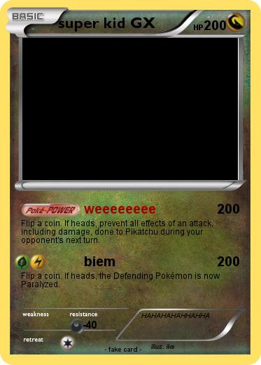 Pokemon super kid GX