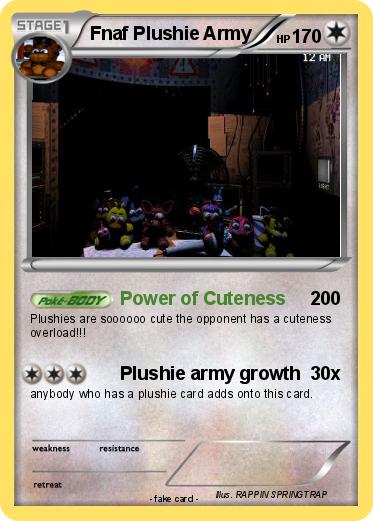Pokemon Fnaf Plushie Army