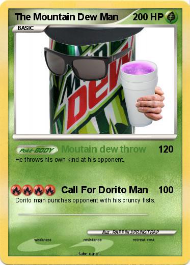 Pokemon The Mountain Dew Man