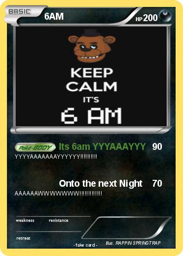 Pokemon 6AM