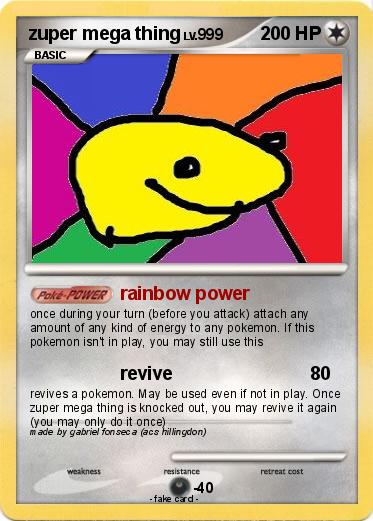 Pokemon zuper mega thing