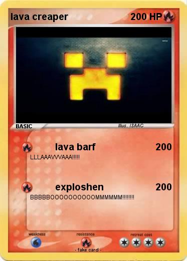 Pokemon lava creaper