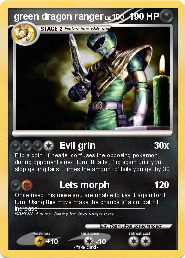Pokemon green dragon ranger
