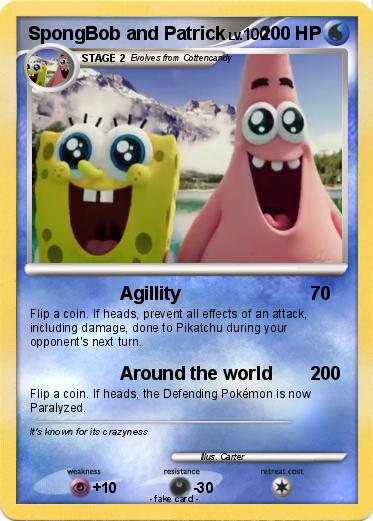 Pokemon SpongBob and Patrick
