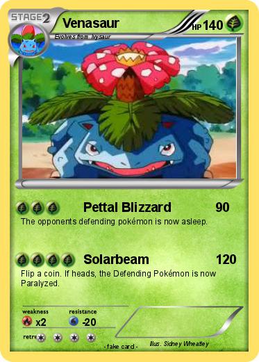 Pokemon Venasaur