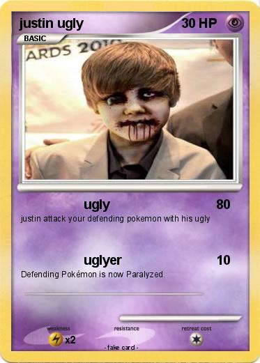 Pokemon justin ugly