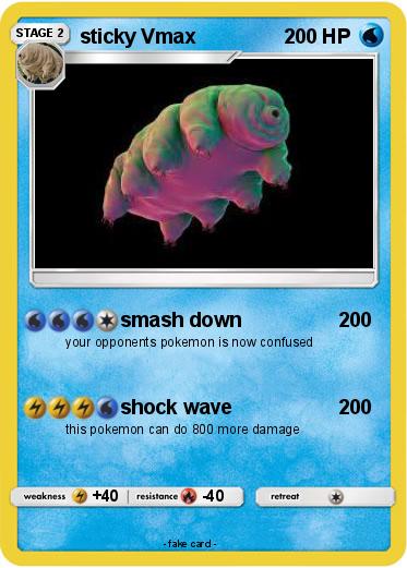 Pokemon sticky Vmax