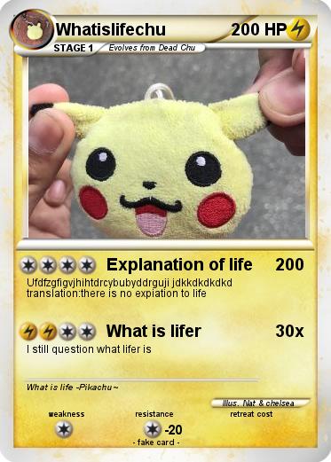 Pokemon Whatislifechu