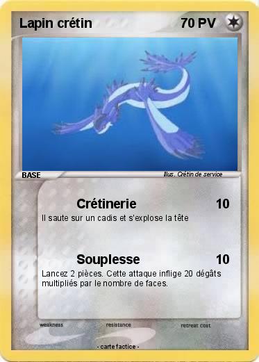 Pokemon Lapin crétin