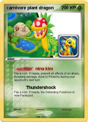 Pokemon carnivore plant dragon