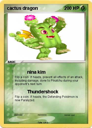 Pokemon cactus dragon
