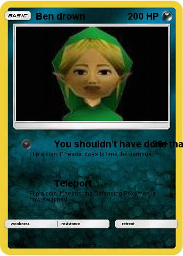 Pokemon Ben drown