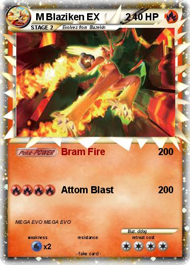 Pokemon M Blaziken EX          2
