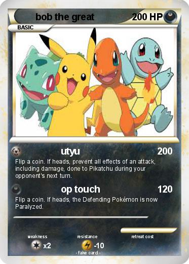 Pokemon bob the great