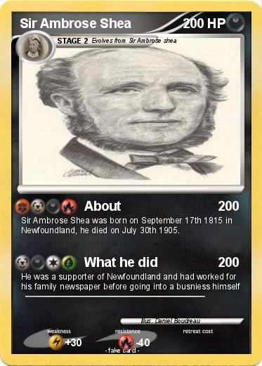 Pokemon Sir Ambrose Shea