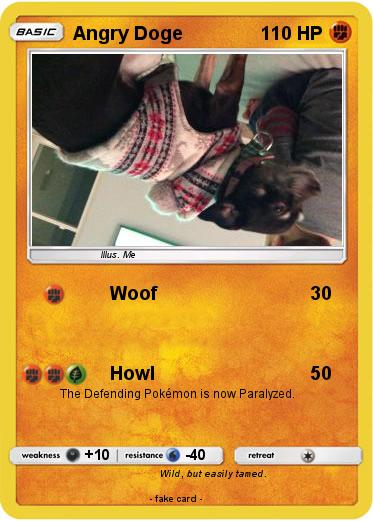 Pokemon Angry Doge