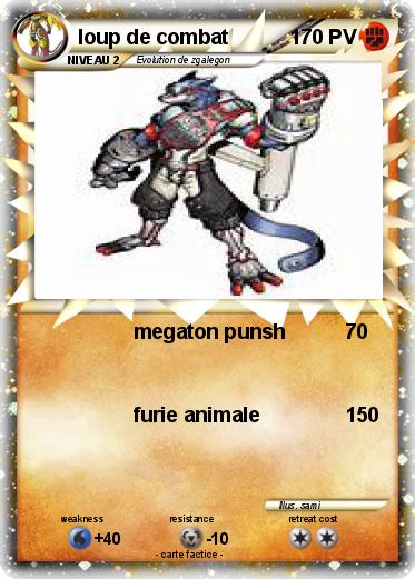 Pokemon loup de combat