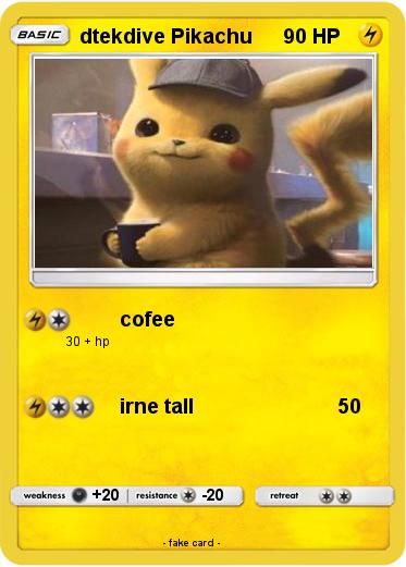 Pokemon dtekdive Pikachu