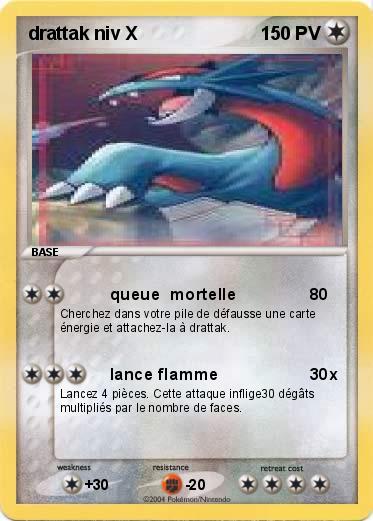 Pokemon drattak niv X