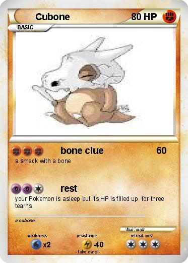Pokemon Cubone