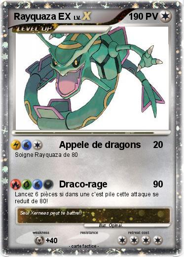 Pokemon Rayquaza EX