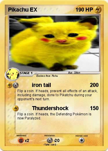 Pokemon Pikachu EX