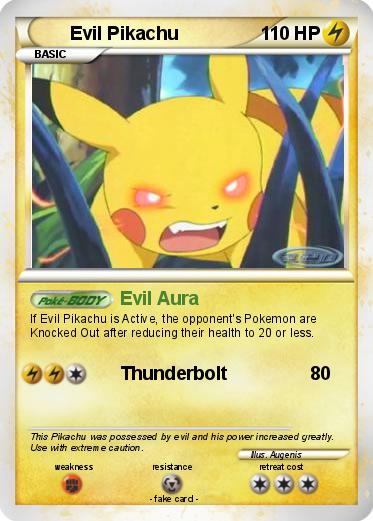Pokemon Evil Pikachu